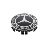 Mercedes-Benz Заглушка диска черная с лавровым венком A22240022009040
