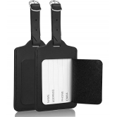 ������� �������� ����� Audi Luggage Tag, Leather, Black 3151900700